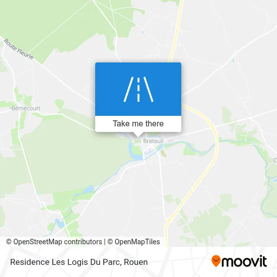 Residence Les Logis Du Parc map