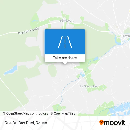 Rue Du Bas Ruel map