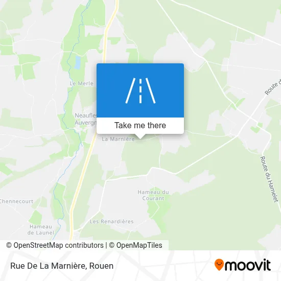Mapa Rue De La Marnière