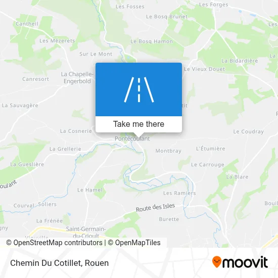 Chemin Du Cotillet map