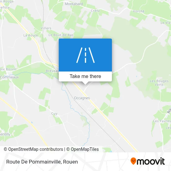 Route De Pommainville map
