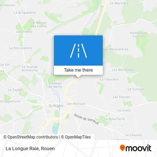La Longue Raie map