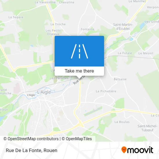 Rue De La Fonte map