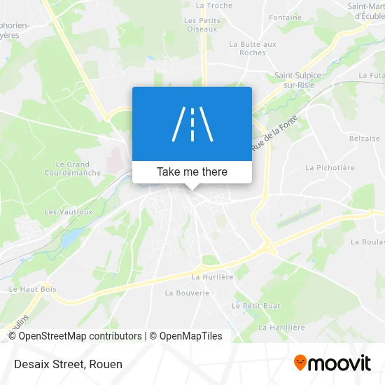 Rue Desaix map