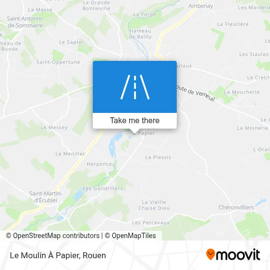 Le Moulin À Papier map