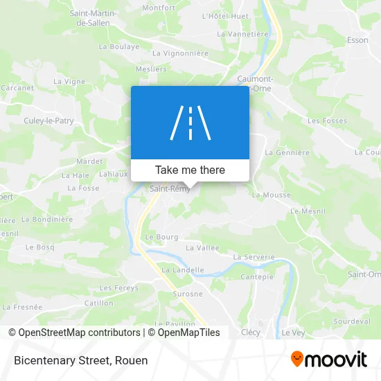 Mapa Rue Du Bicentenaire