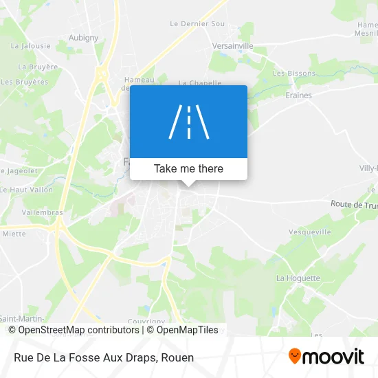 Rue De La Fosse Aux Draps map