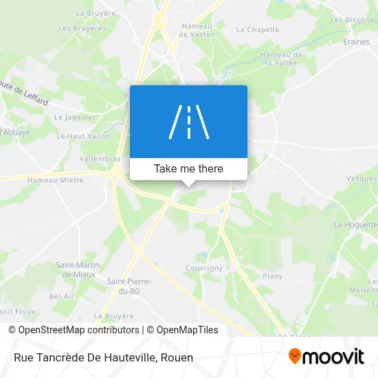 Rue Tancrède De Hauteville map
