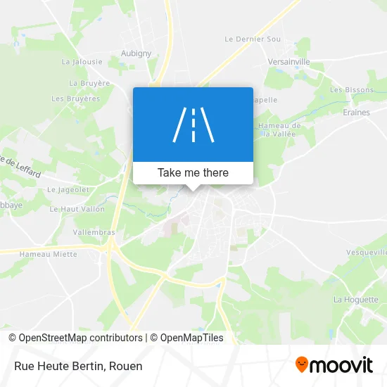 Mapa Rue Heute Bertin
