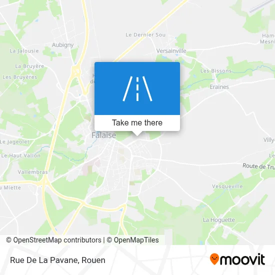 Rue De La Pavane map