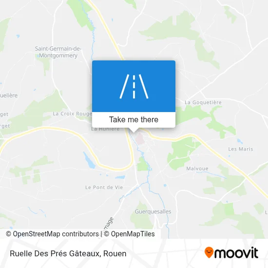 Ruelle Des Prés Gâteaux map