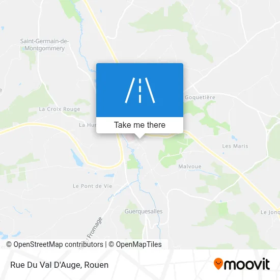 Rue Du Val D'Auge map