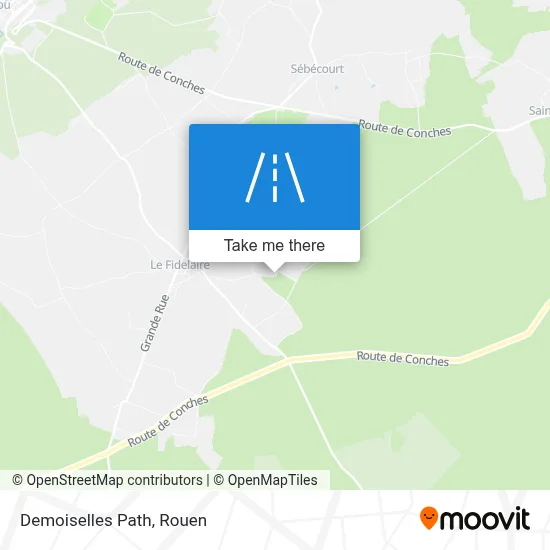 Chemin Des Demoiselles map