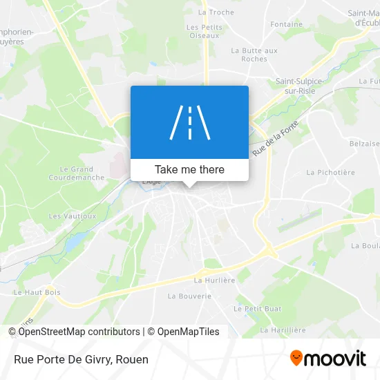 Rue Porte De Givry map