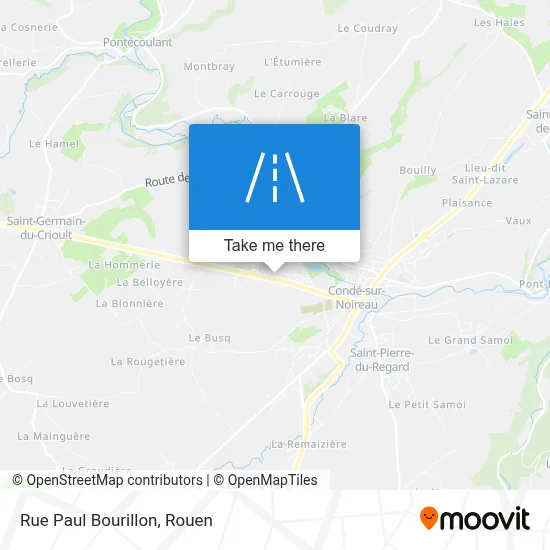 Mapa Rue Paul Bourillon