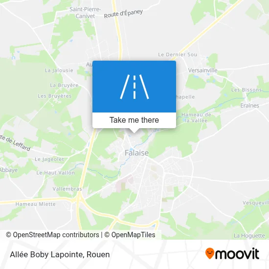 Allée Boby Lapointe map
