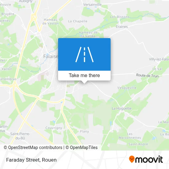 Mapa Rue Faraday