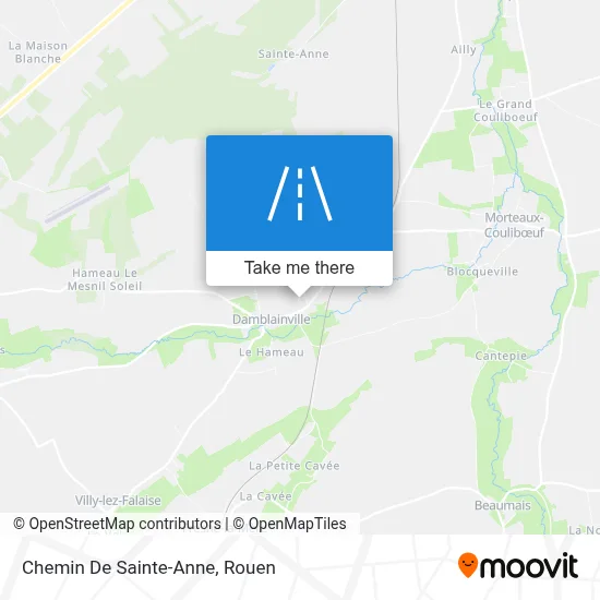 Chemin De Sainte-Anne map