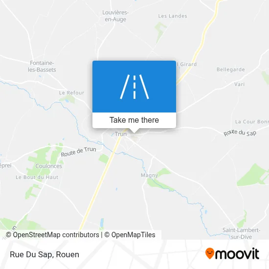 Rue Du Sap map