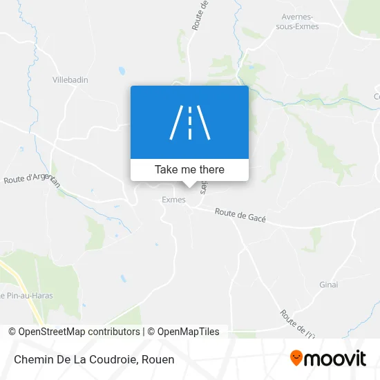 Chemin De La Coudroie map