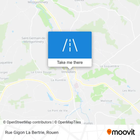 Mapa Rue Gigon La Bertrie
