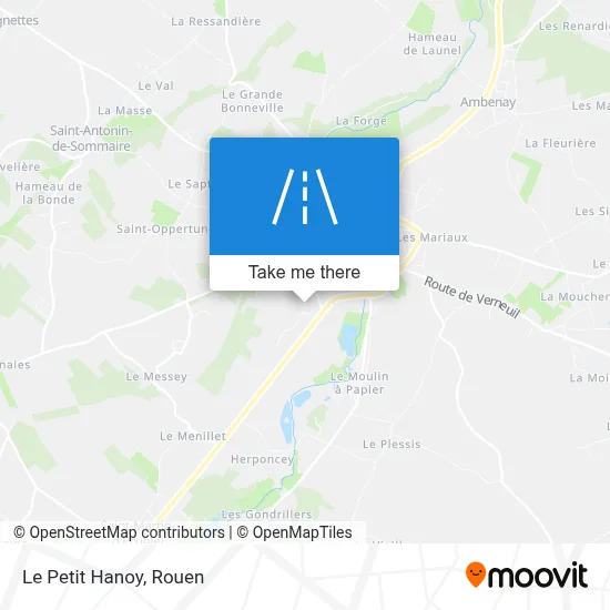 Le Petit Hanoy map