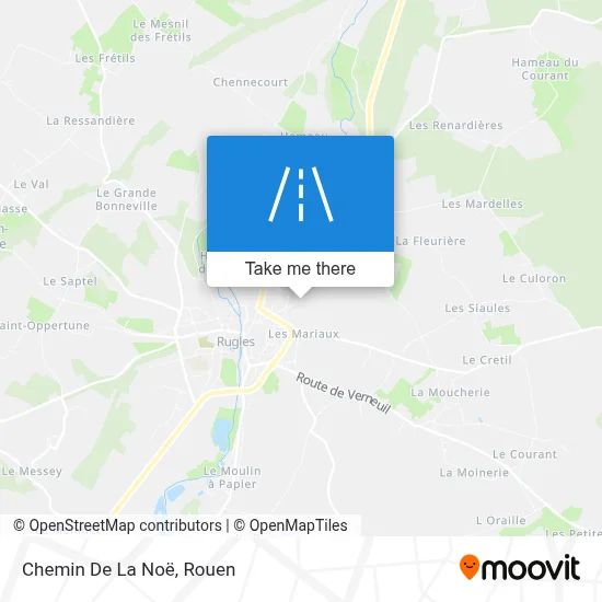 Chemin De La Noë map