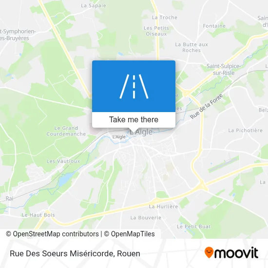 Rue Des Soeurs Miséricorde map