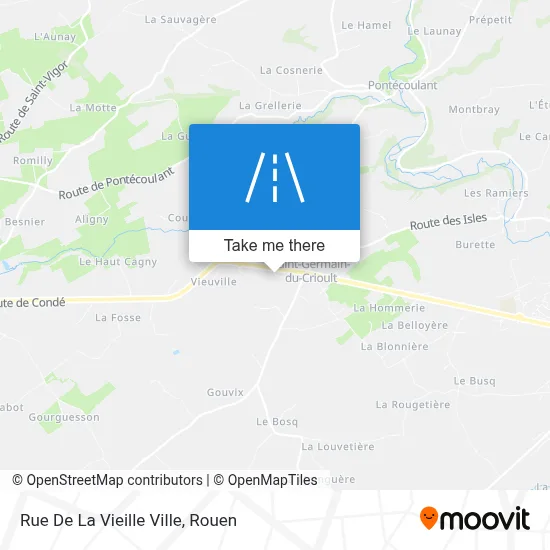 Rue De La Vieille Ville map