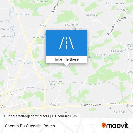 Chemin Du Guesclin map