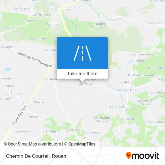 Chemin De Courteil map