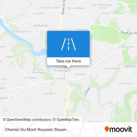 Chemin Du Mont Roussel map