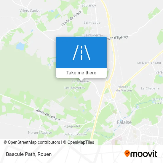 Chemin De La Bascule map