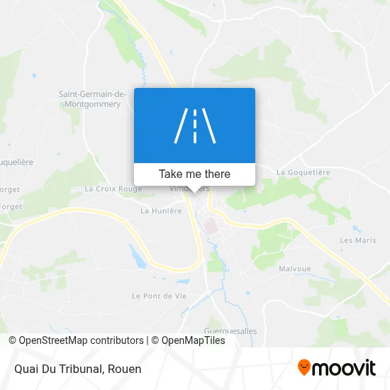 Quai Du Tribunal map