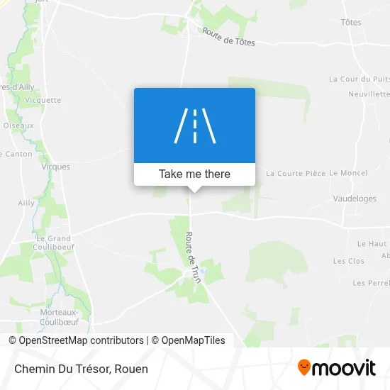 Chemin Du Trésor map