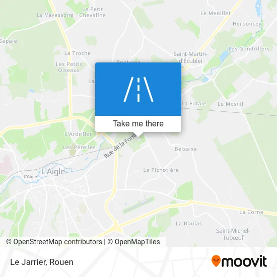 Le Jarrier map