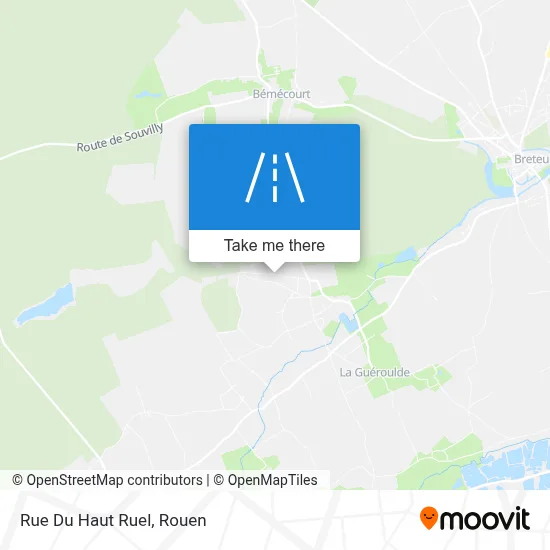 Rue Du Haut Ruel map