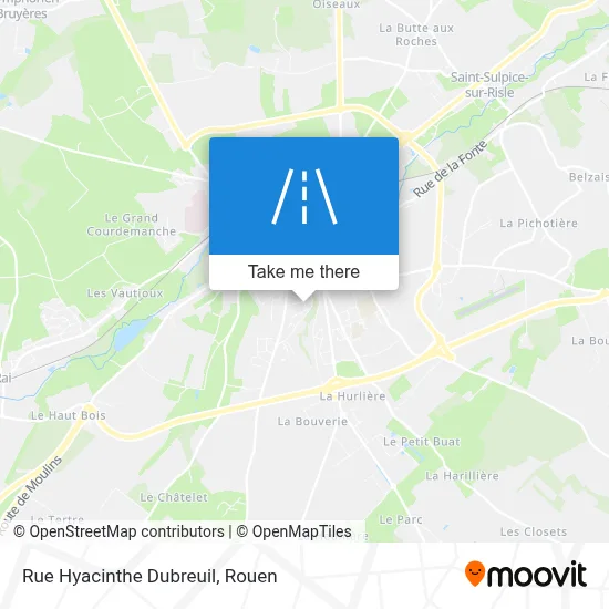 Rue Hyacinthe Dubreuil map