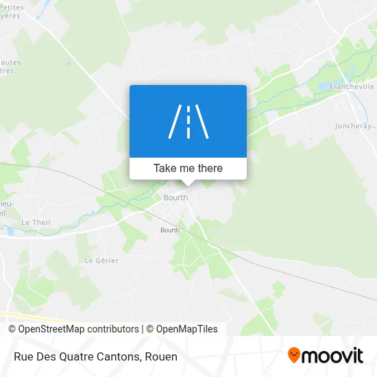 Rue Des Quatre Cantons map