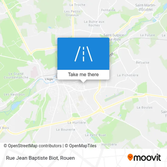 Rue Jean Baptiste Biot map