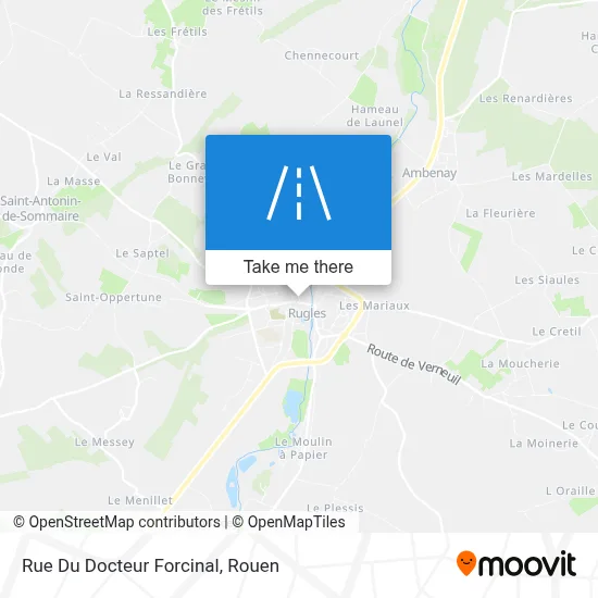 Rue Du Docteur Forcinal map