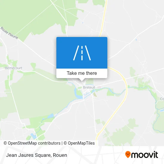 Square Jean Jaurès map
