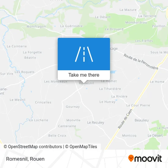 Romesnil map