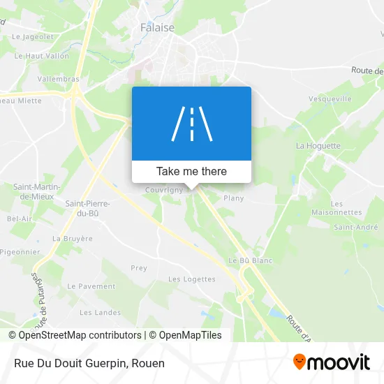 Rue Du Douit Guerpin map