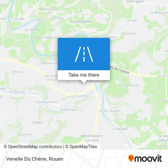 Venelle Du Chêne map