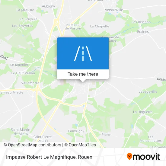 Impasse Robert Le Magnifique map