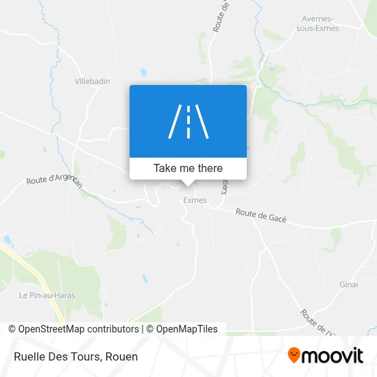 Ruelle Des Tours map