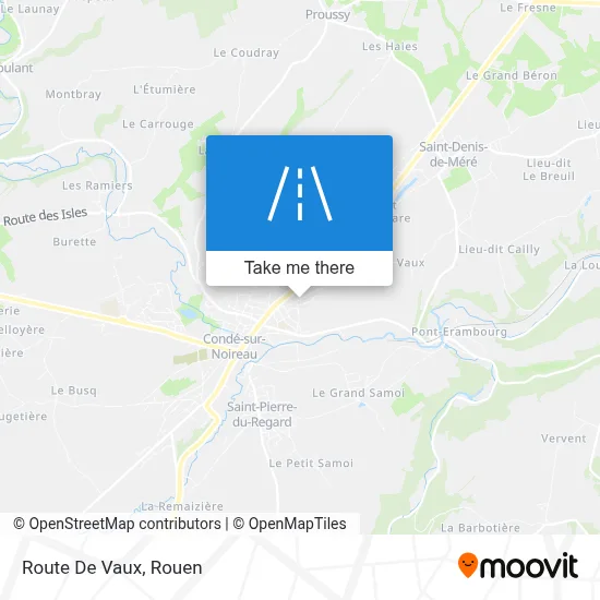 Route De Vaux map