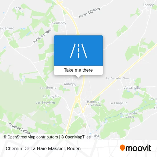 Chemin De La Haie Massier map