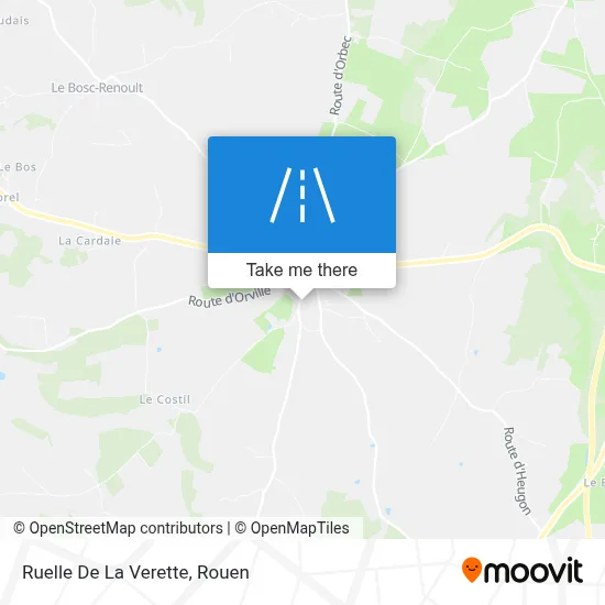 Mapa Ruelle De La Verette